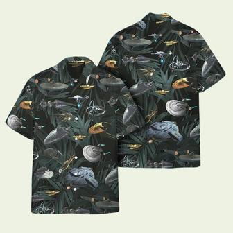 Star Trek Space Ships Hawaiian Shirt | Newhawaiianshirts