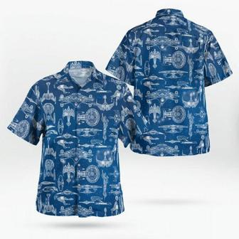 Star Trek Starship Pattern Hawaiian Shirt | Newhawaiianshirts DE