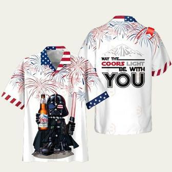 Star Wars Darth Vader May The Coors Light Be With You Hawaiian Shirt | Newhawaiianshirts CA