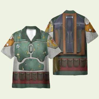 Star Wars Movie Boba Fett Cosplay Costume Hawaiian Shirt | Newhawaiianshirts CA