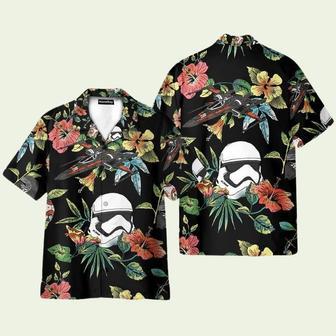 Star Wars Stormtrooper Kylo Ren Vintage Floral Hawaiian Shirt | Newhawaiianshirts AU