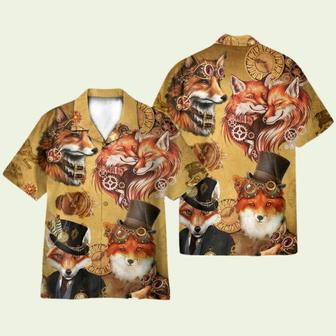 Steampunk Fox Hawaiian Shirt | Newhawaiianshirts DE