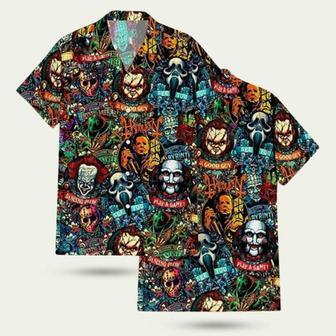 Stephen King Characters Summer Holiday Hawaiian Shirt | Newhawaiianshirts CA