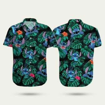 Stitch Tropical Pattern Hawaiian Shirt | Newhawaiianshirts