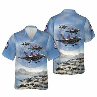 Strike Fighter Squadron 131 Strkfitron Wildcats Us Navy Hawaiian Shirt | Newhawaiianshirts DE