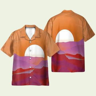 Subtle Lesbian Pride Sunrise Hawaiian Shirt | Newhawaiianshirts DE