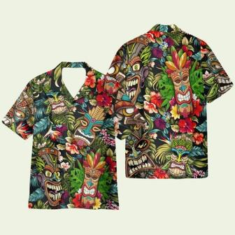 Summer Tiki Tiki Hawaiian Shirt | Newhawaiianshirts CA