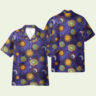 Sun And Moon Hippie Hawaiian Shirt | Newhawaiianshirts CA