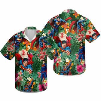 Superhero Floral Hawaiian Shirt | Newhawaiianshirts DE