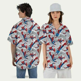 Superhero Marvel Avengers Spiderman Hawaiian Shirt | Newhawaiianshirts DE