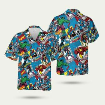 Superhero Marvel Heroes Hawaiian Shirt | Newhawaiianshirts AU