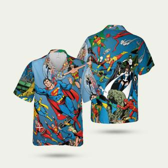 Superman Crisis On Infinite Earths Dc Comics Presents Hawaiian Shirt | Newhawaiianshirts DE