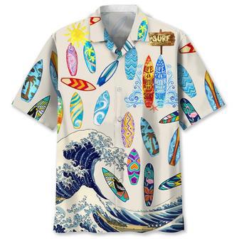 Surfing White Lovers Hawaiian Shirt Summer Gifts | Newhawaiianshirts