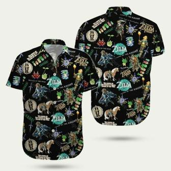 Tears Of The Kingdom Legend Of Zelda Hawaiian Shirt | Newhawaiianshirts CA