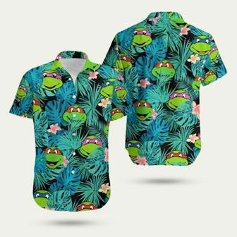 Teenage Mutant Ninja Turtles Flower Face Hawaiian Shirt | Newhawaiianshirts