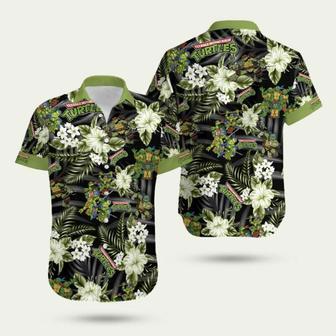 Teenage Mutant Ninja Turtles Flower Tropical Hawaiian Shirt | Newhawaiianshirts