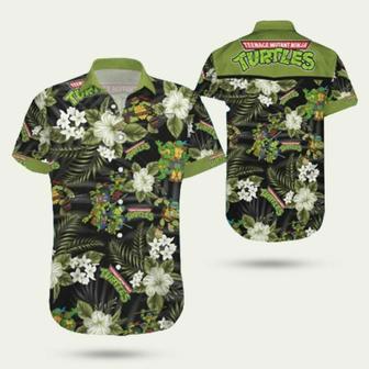 Teenage Mutant Ninja Turtles Tropical Flower Hawaiian Shirt | Newhawaiianshirts DE