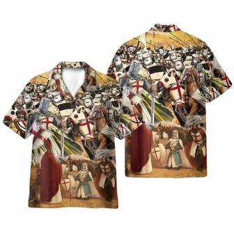 Templar Knight Hawaiian Shirt | Newhawaiianshirts UK