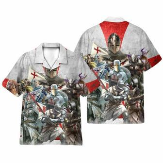 Templar Knight Squad Hawaiian Shirt | Newhawaiianshirts UK