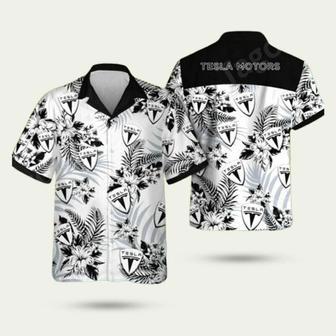 Tesla Motors Logo Hawaiian Shirt | Newhawaiianshirts AU