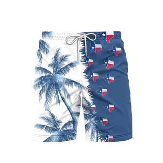 Texas Tropical Beach Shorts For Men | Newhawaiianshirts CA