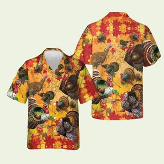 Thanksgiving Turkey Wishbone Hawaiian Shirt | Newhawaiianshirts AU