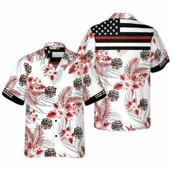 The American Flag Firefighter Hawaiian Shirt | Newhawaiianshirts AU