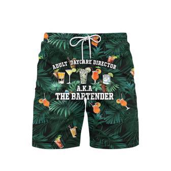 The Bartender Tropical Beach Shorts For Men | Newhawaiianshirts AU