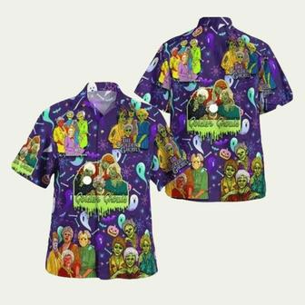 The Golden Ghouls Party The Golden Girls Horror Vintage Hawaiian Shirt | Newhawaiianshirts AU