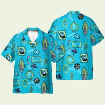 The Haunted Mansion Blue Hawaiian Shirt | Newhawaiianshirts AU