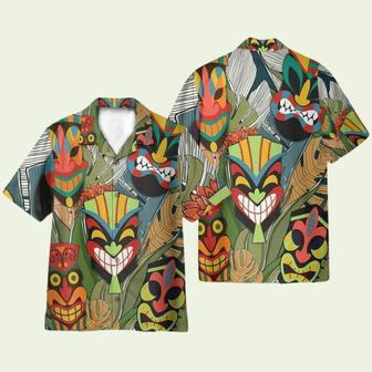 Tiki Head Hawaiian Shirt | Newhawaiianshirts UK