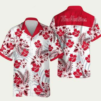 Tim Hortons Logo Hawaiian Shirt | Newhawaiianshirts DE