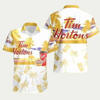 Tim Hortons Tropical Pattern Hawaiian Shirt | Newhawaiianshirts CA