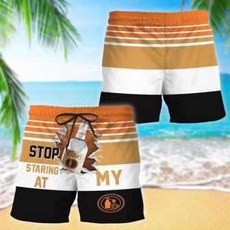 Tito's Vodka Stop Staring At Horizontal Striped Swim Trunks | Newhawaiianshirts AU