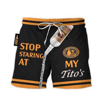 Tito's Vodka Stop Staring At Swim Trunks | Newhawaiianshirts AU