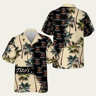 Titos Vodka Tropical Palm Tree Hawaiian Shirt | Newhawaiianshirts UK