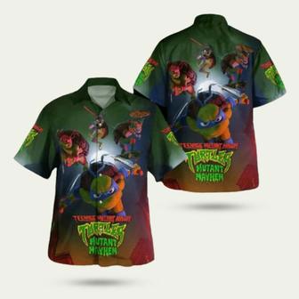 Tmnt Mutant Mayhem Surf Beach Hawaiian Shirt | Newhawaiianshirts CA