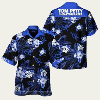 Tom Petty And The Heartbreakers Blue Hawaiian Shirt | Newhawaiianshirts DE