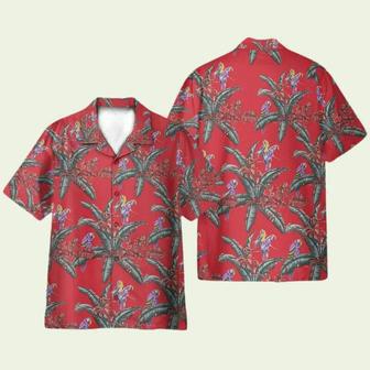 Tom Selleck Magnum Pi Red Movie Cosplay Costume Hawaiian Shirt | Newhawaiianshirts UK