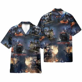 Train Locomotive Hawaiian Shirt | Newhawaiianshirts DE