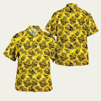 Transformers Bumblebee Head Yellow Beach Hawaiian Shirt | Newhawaiianshirts