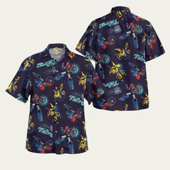 Transformers Bumblebee Optimus Prime Autobot Hawaiian Shirt | Newhawaiianshirts