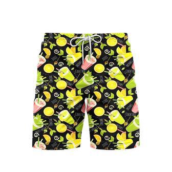 Tropical Detox Cocktail Beach Shorts For Men | Newhawaiianshirts UK