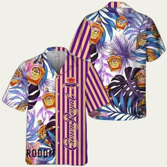 Tropical Plant Leaf Crown Royal Hawaiian Shirt | Newhawaiianshirts UK