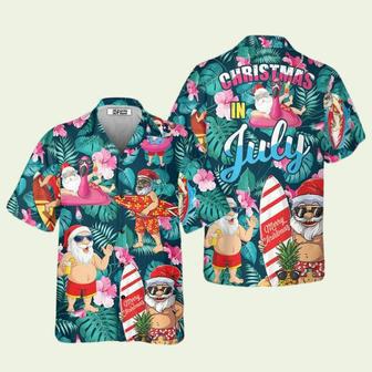 Tropical Santa Claus Hawaiian Shirt | Newhawaiianshirts