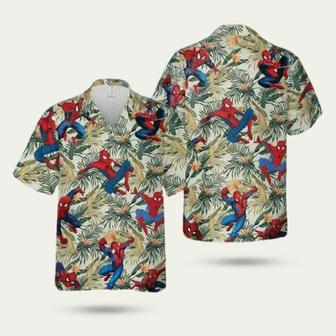 Tropical Spider Man Hawaiian Shirt | Newhawaiianshirts DE