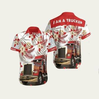 Trucker Trucker For Trucker Lovers Men Hawaiian Shirt | Newhawaiianshirts AU