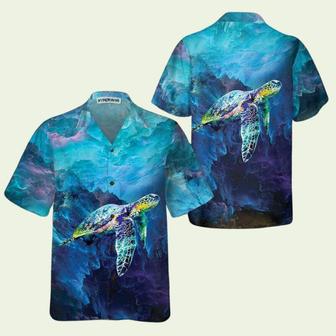 Turtle On Cloud Hawaiian Shirt | Newhawaiianshirts AU