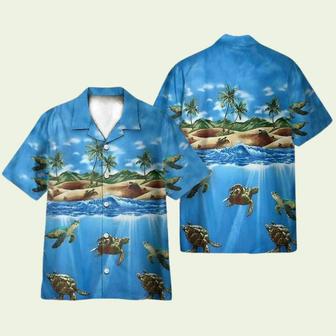 Turtle Sea Hawaiian Shirt | Newhawaiianshirts CA