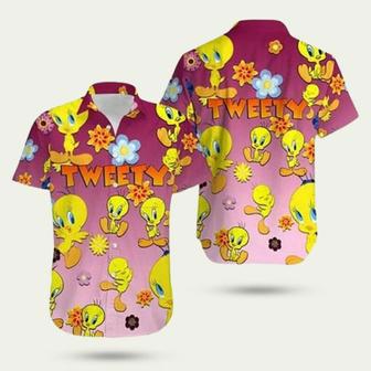 Tweety Bird Looney Tunes Cute Hawaiian Shirt | Newhawaiianshirts CA